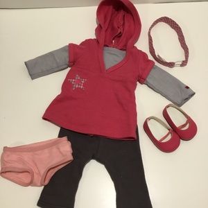 American Girl Star Hoodie Outfit for 18”doll